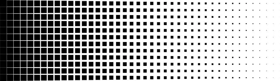 Black square pattern halftone gradient, geometric transition background, mo.. Stock Illustration