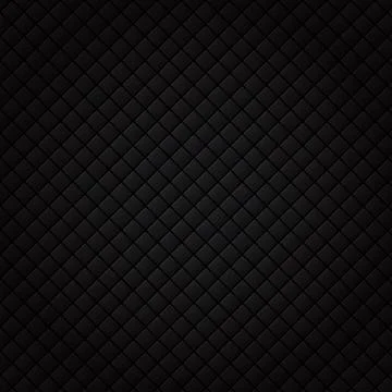 Black square pattern. Luxury sofa background and texture. Stock Illustration