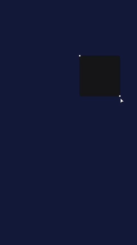 Black Square Pick with Mouse Arrow Vertical 4K Stock Footage 289913569