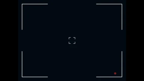 A black square with red dot in the middle and an image of screen green screen Stock-Footage 345496400