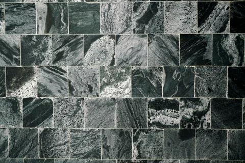 Black square tile background &amp; wallpaper Stock Photos