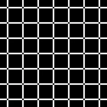 Black Square on White Background Seamless Stock Illustration