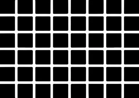 Black squares illusion Stock Illustration