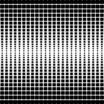 Black squares on white background Stock Illustration