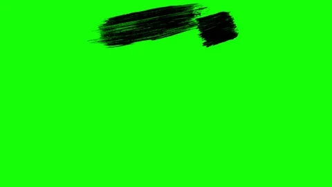 Black stain on green background Stock Footage 112011097