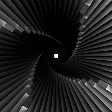Black stairs Stock Illustration