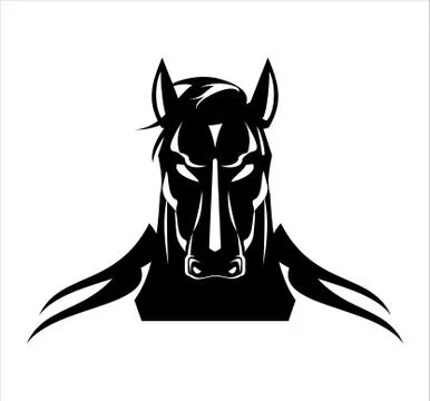 Black Stallion Stock Illustration