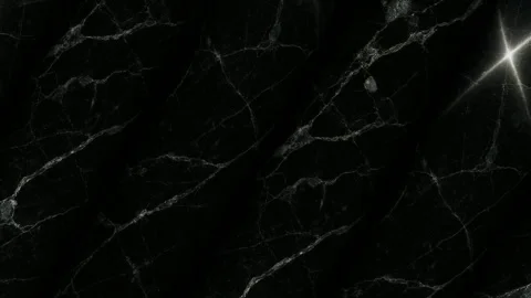 Black Star Diopside Stone Pillars with Mineral Deposits Stock Footage 337360732