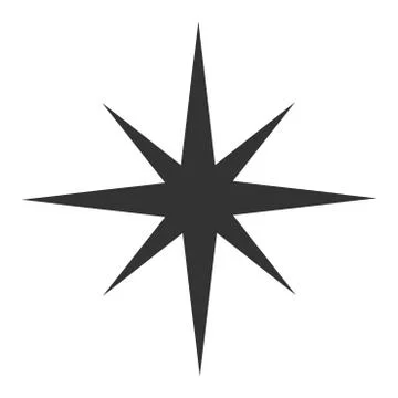 Black star icon. Vector illustrtation Stock Illustration