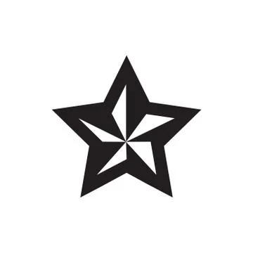 Black star - vector icon Stock Illustration