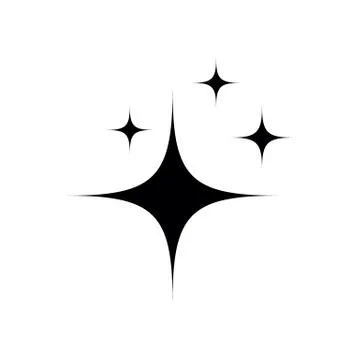 Black star - vector icon 库存插图