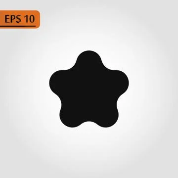 Black star - Vector icon star Icon Vector star icon star- Vector icon. Illustrazione stock