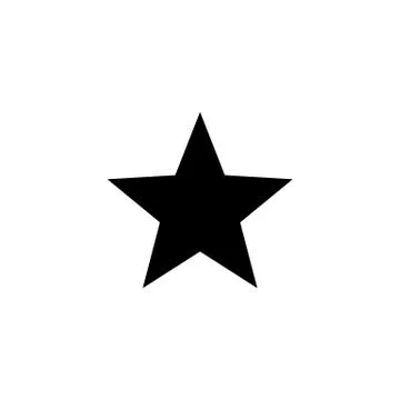 Black star vector icon. Star black symbol. Vector EPS10 Stock Illustration