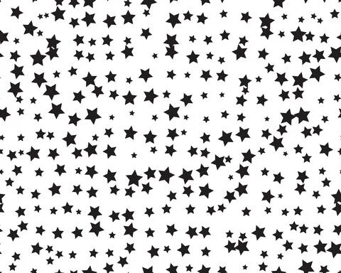 Black stars, Seamless pattern Stock Illustration