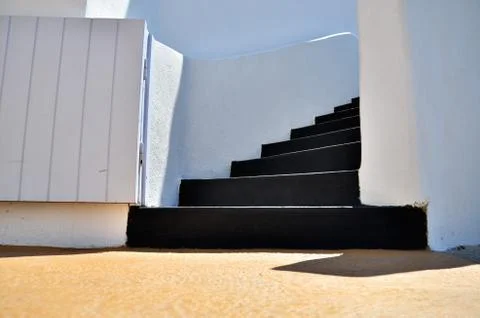 Black Steps Archtecture Stock Photos