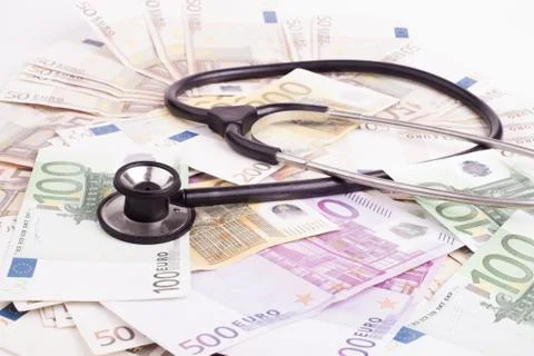 Black stethoscope Stock Photos