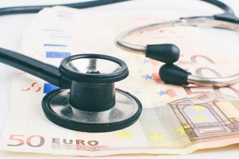 Black stethoscope Stock Photos