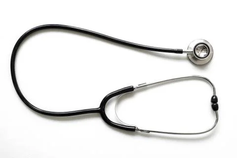 Black stethoscope Stock Photos