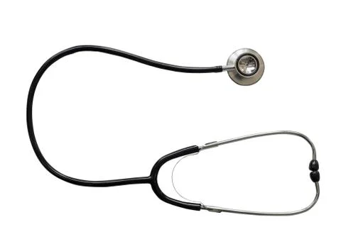 Black stethoscope Stock Photos