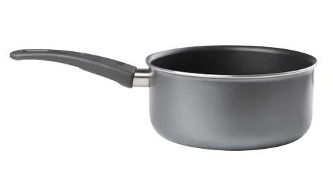 Black stewpan Foto stock
