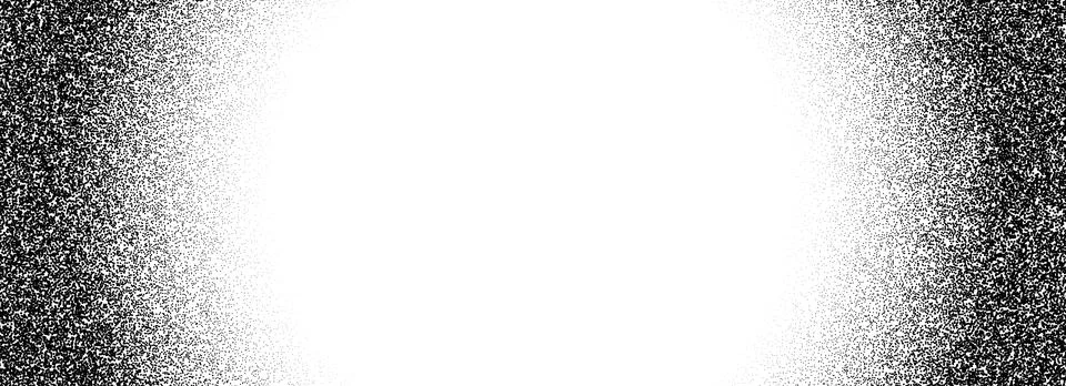 Black stipple gradient texture. Grunge dotted noise background. Black gritty 스톡 일러스트