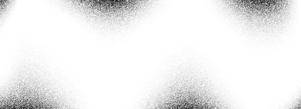 Black stippled wavy gradient texture. Grunge dotted noise background. Gritty 스톡 일러스트