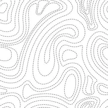 Black stitches seamless pattern isolated on white. Texture for fabrics or Stock Illustration