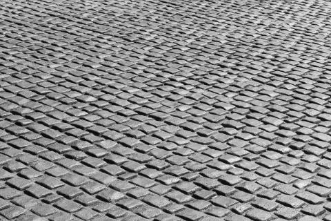 Black stone floor Stock Photos