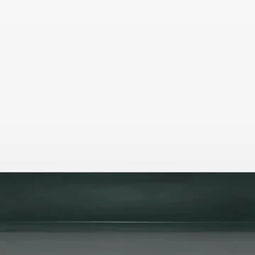 Black stone table top isolated on white background, promotional web template - Stock Illustration