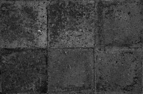 Black stone tiles Foto stock
