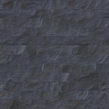 Black stone wall Stock Photos