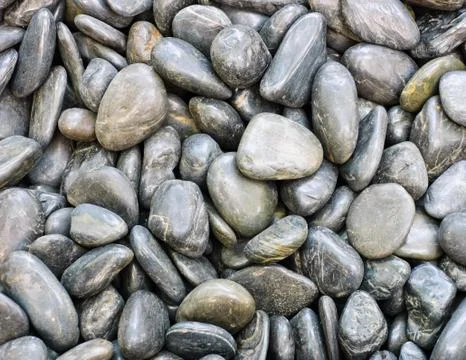 Black stones Stock Photos