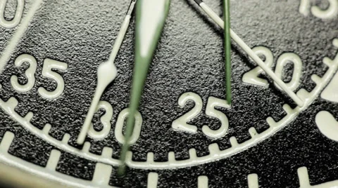 Black stopwatch close up 스톡 동영상 29668646