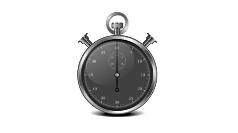 Black Stopwatch Stock Footage 62775579