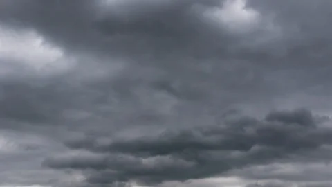 Black Storm Cloud Moving On Sky - Time Lapse Stock Footage 94903123