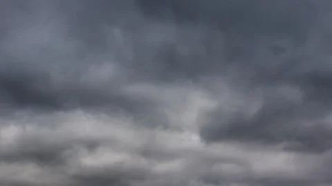 Black Storm Cloud Moving On Sky - Time Lapse Stock Footage 109143551