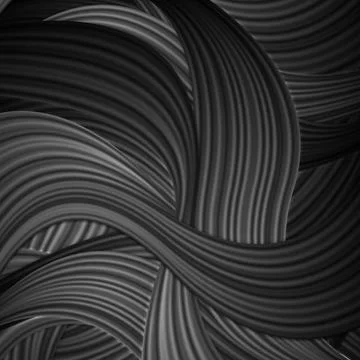 Black striped waves abstract pattern design Black striped waves abstract p... Stock Photos