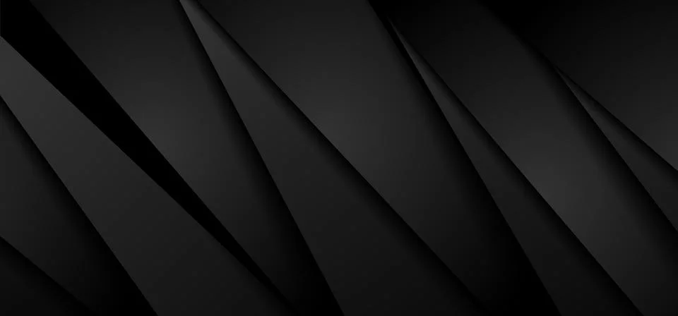 Black stripes abstract technology material background Stock Illustration
