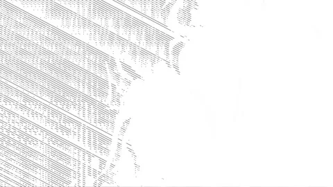 Black stripes background, moving on white screen Stock Footage 138454863