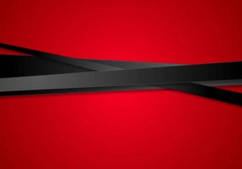 Black stripes on red background Black stripes on red background. Vector de... Stock Photos