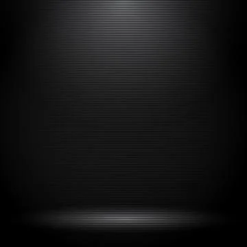 Black studio room with lighting effects and horizontal lines texture. Stock Illustration