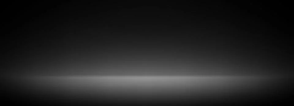 Black studio scene background. Dark noir room surface. Limbo esthetic backdrop Stock Illustration