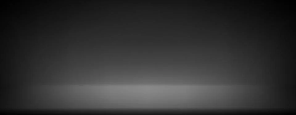 Black studio scene background. Dark room surface. Limbo esthetic backdrop for Stock Illustration