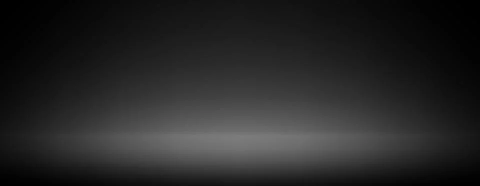Black studio shelf background. Dark room scene surface. Limbo esthetic backdrop Stock Illustration