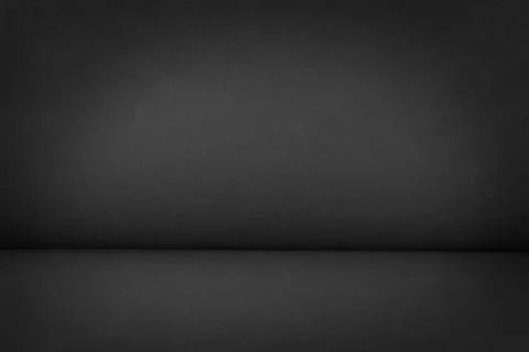 Black studio space Stock-Fotos
