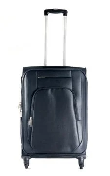 Black suitcases isolate Stock-Fotos