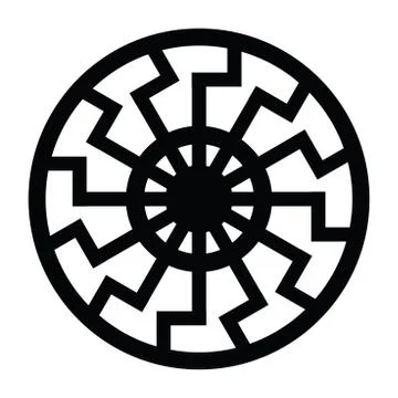 Black Sun 1 Stock-Illustration