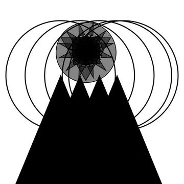 Black Sun Stock Illustration