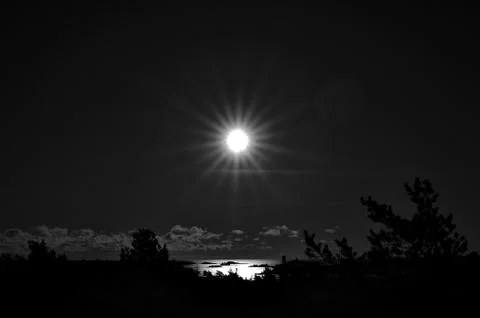 Black sun Stock Photos