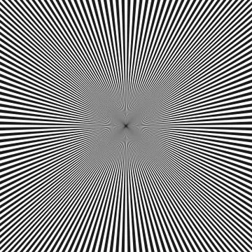 Black sunbeams background. Vector illustration. Stock Illustration
